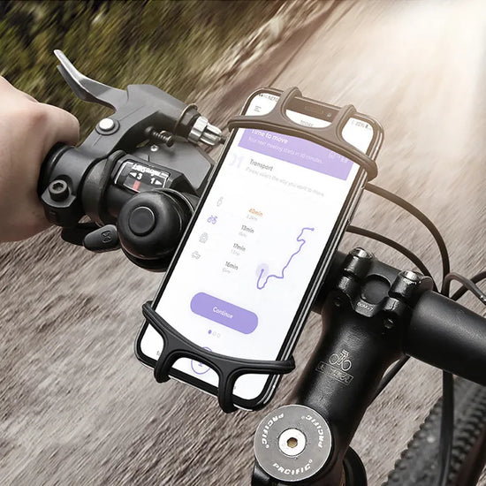 Silicone bike phone holder